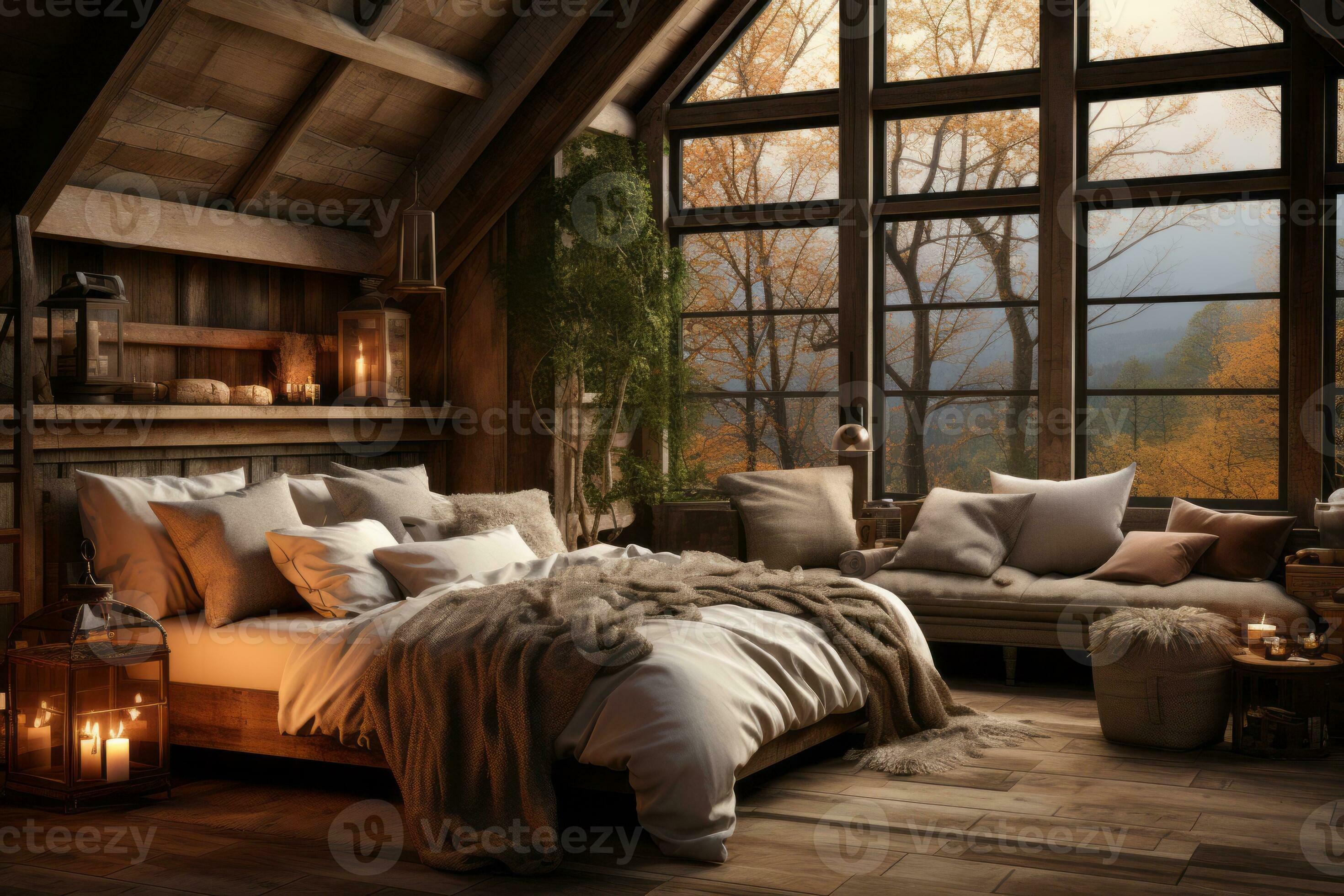 Rustic farmhouse bed deals