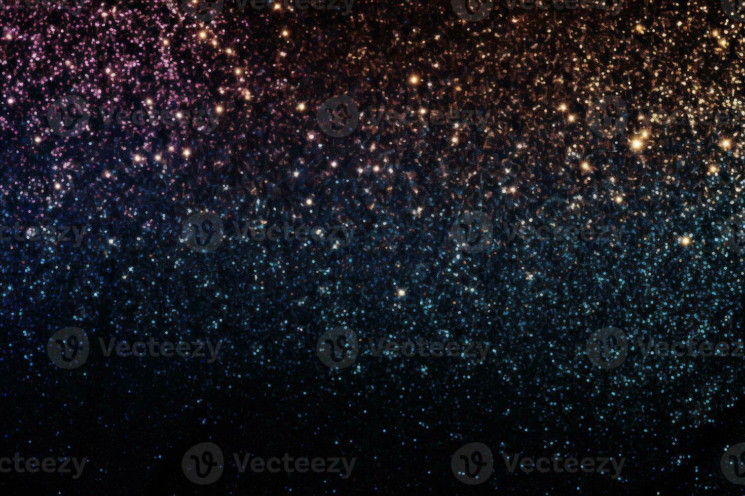 A minimalist composition of subtle, iridescent glitter against a dark background, exuding understated elegance and perfect for a sophisticated banner. Generative Ai photo