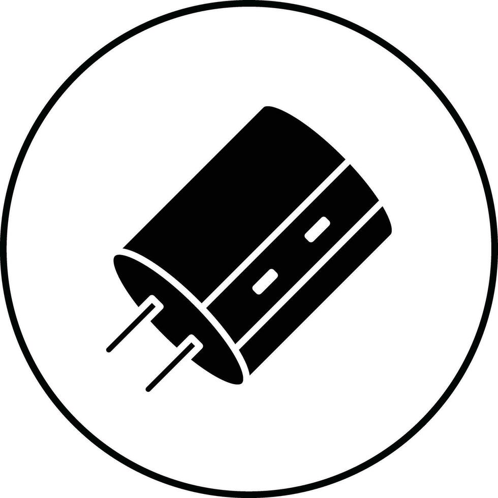 Capacitor Vector Icon