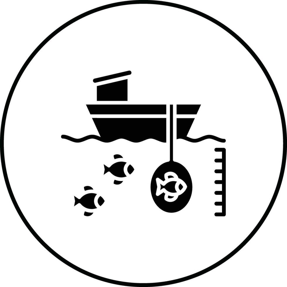 Deep Sea Fishing Vector Icon