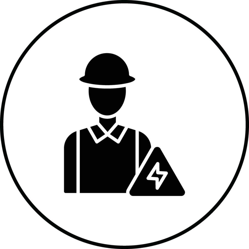 Electrician Service Vector Icon