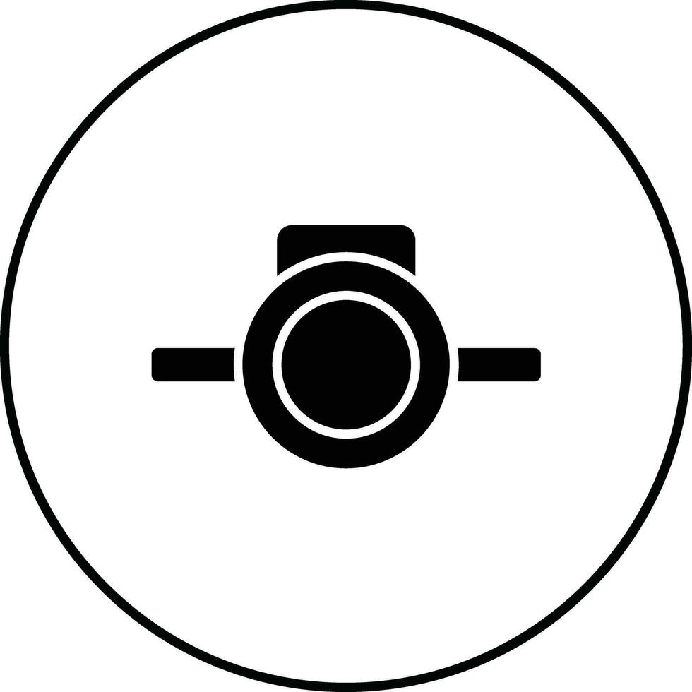 Head Lamp Vector Icon