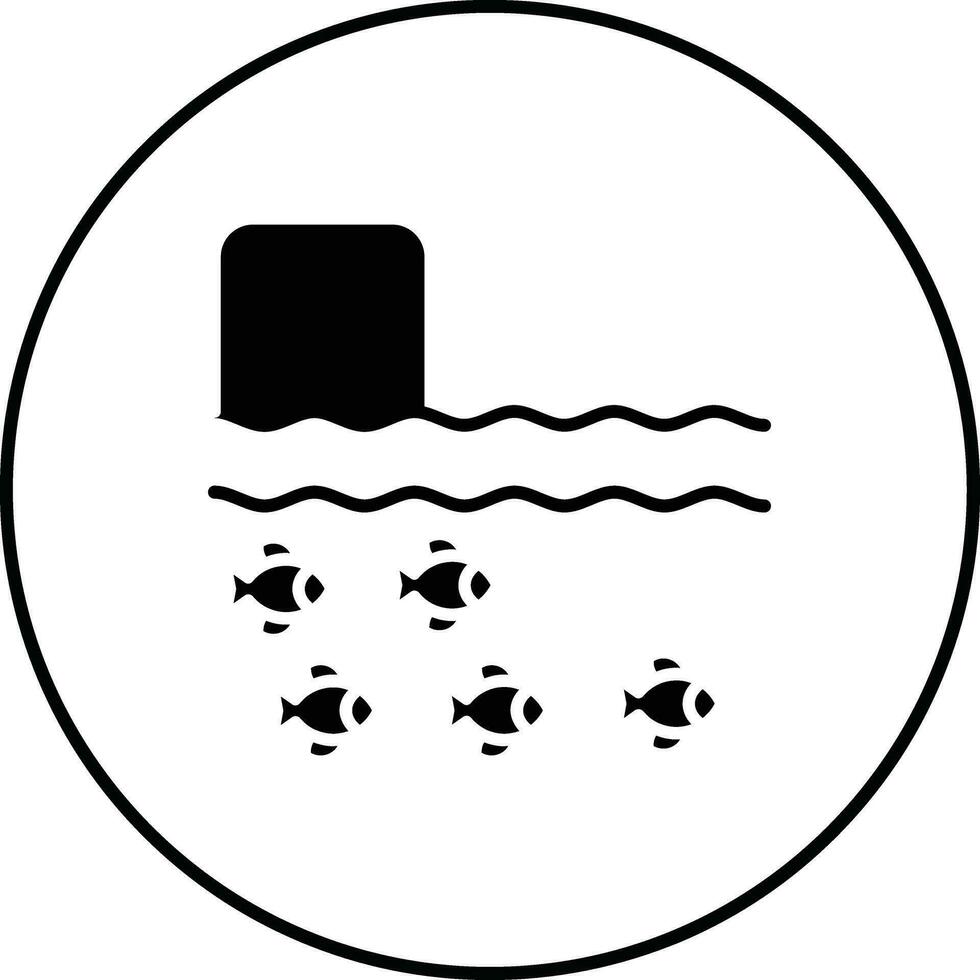 River Fishing Vector Icon