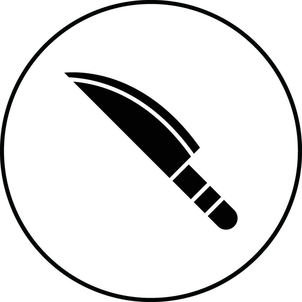 icono de vector de cuchillo