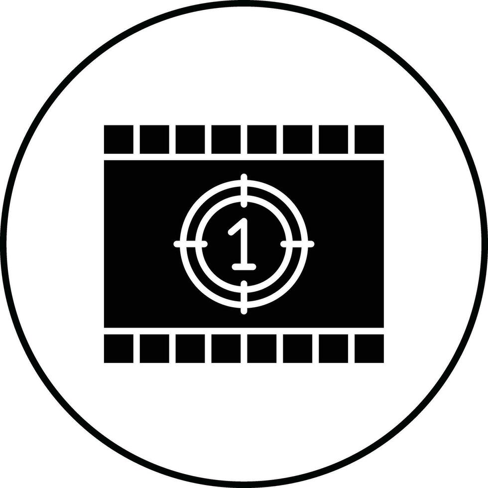 Cinema Countdown Vector Icon