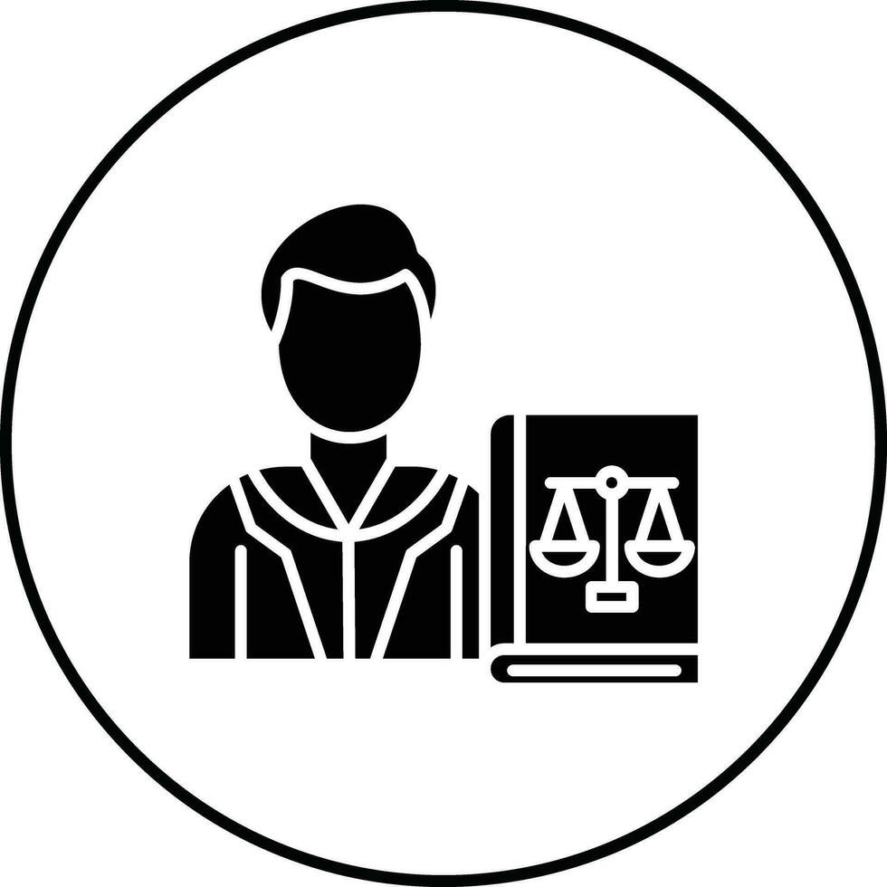 Defendant Male Vector Icon