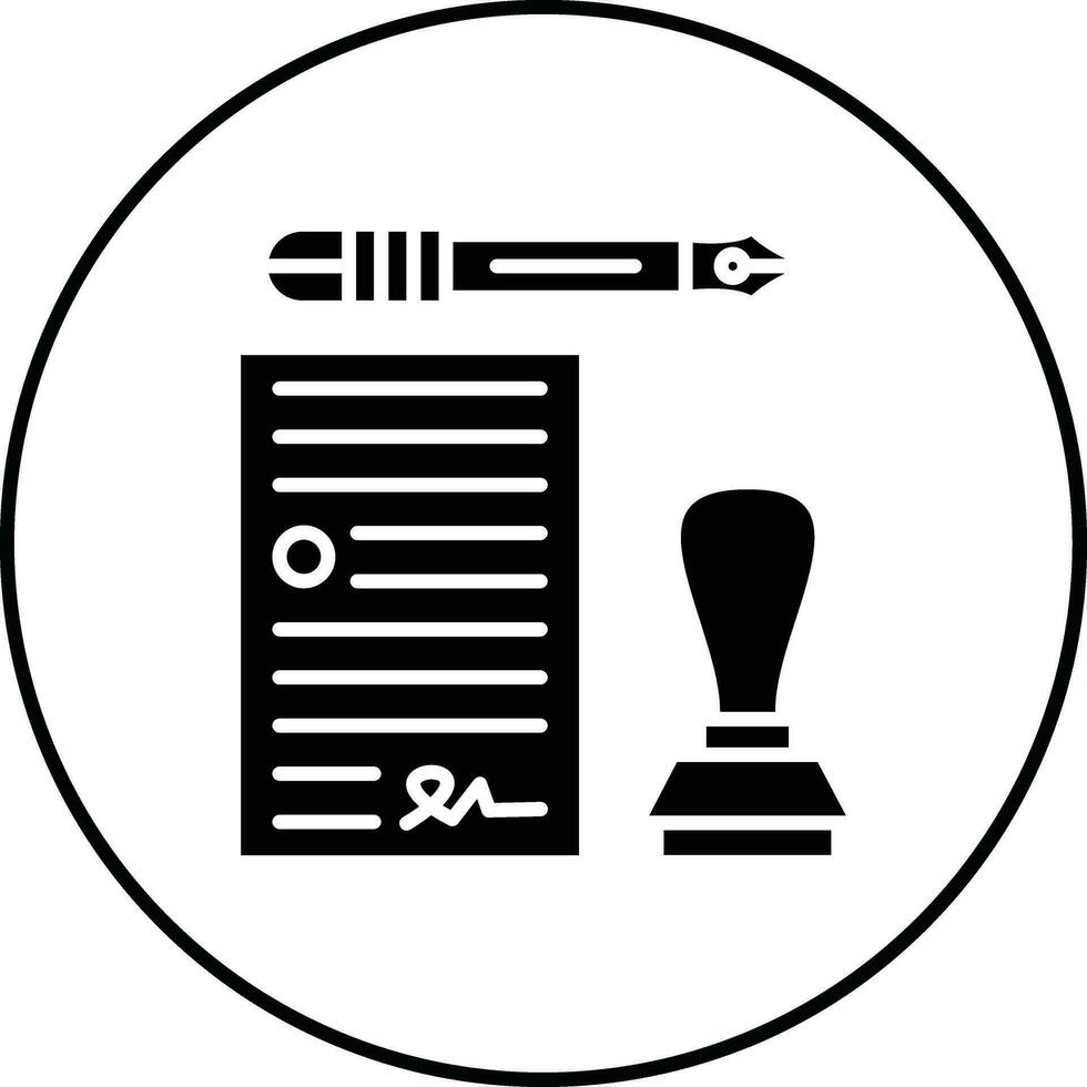 Corporate Law Vector Icon