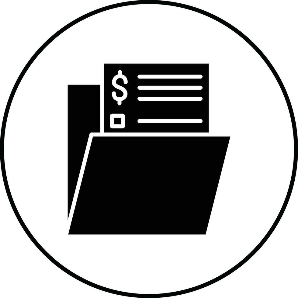 Folder with Files Vector Icon