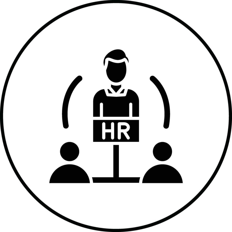 Hiring Manager Vector Icon
