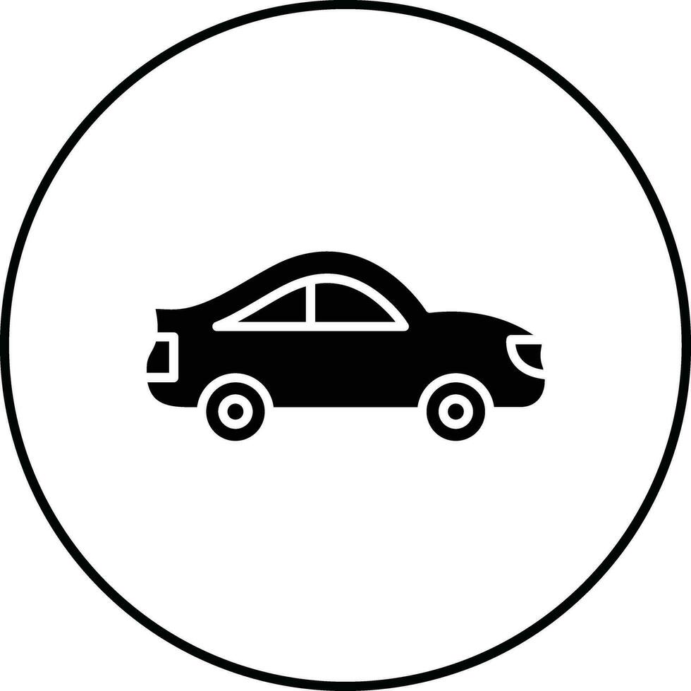 icono de vector de coche