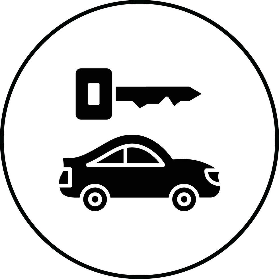 Car Rental Vector Icon