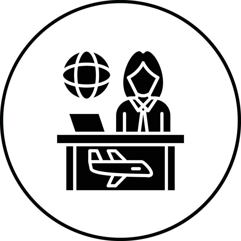 Travel Assistance Vector Icon