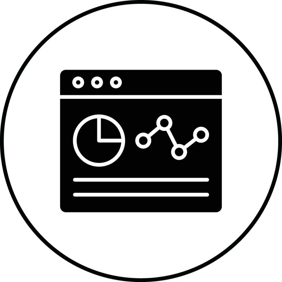 Webpage Statistics Vector Icon