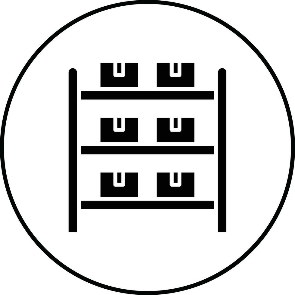 Shelf Capacity Vector Icon