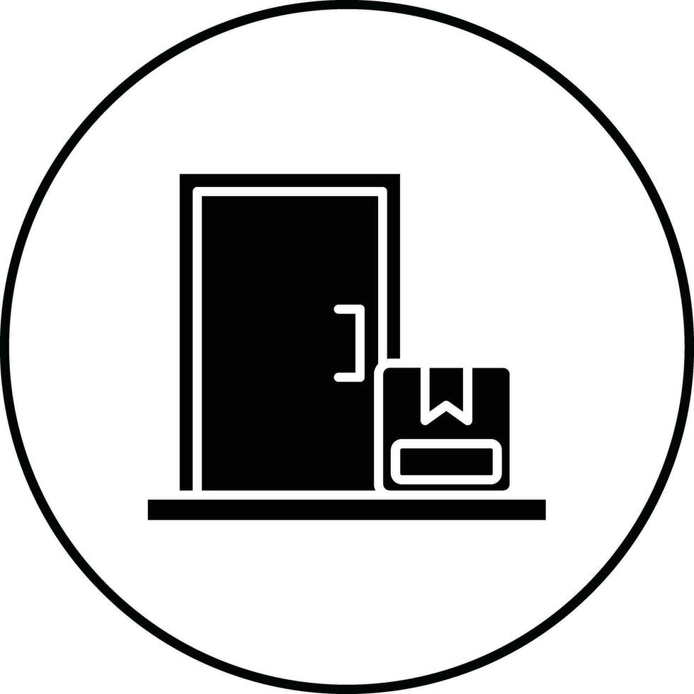 Delivery On Doorstep Vector Icon