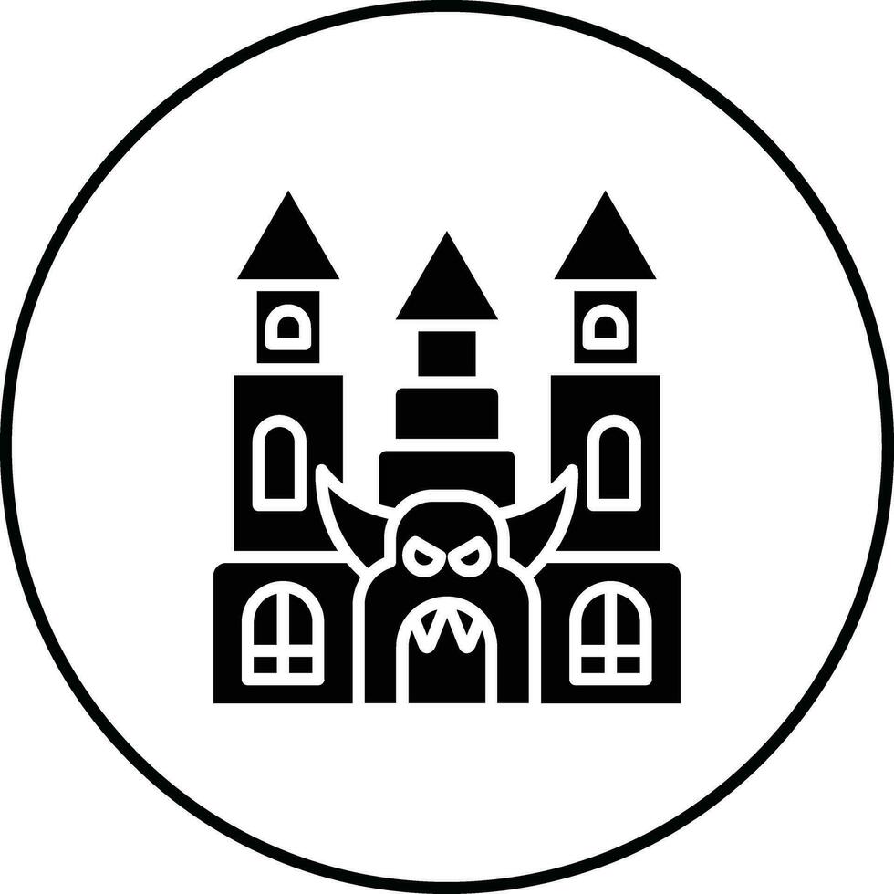 Haunted House Vector Icon