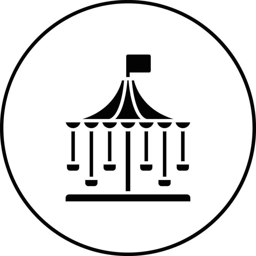 Merry Go Round Vector Icon