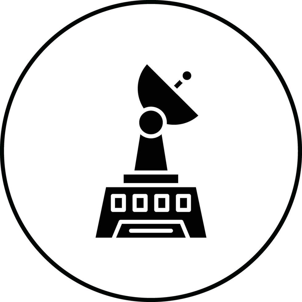 Earth Station Vector Icon