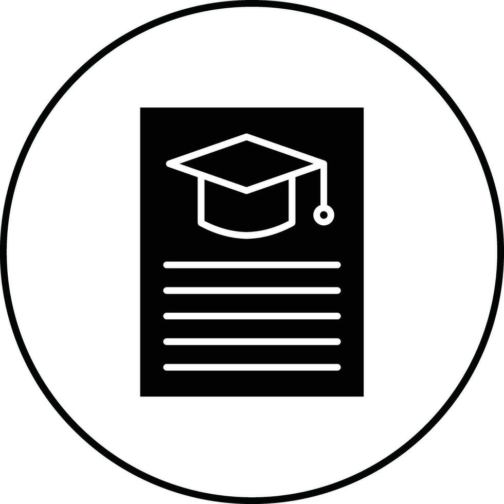 Students Information Vector Icon