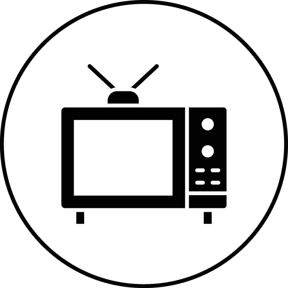 icono de vector de tv