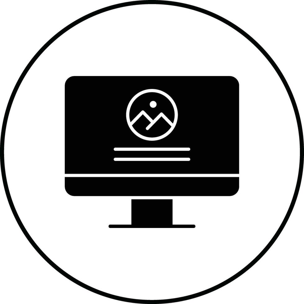 Computer Website Vector Icon