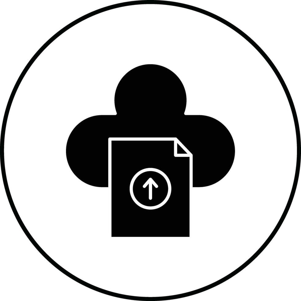 Upload File Vector Icon