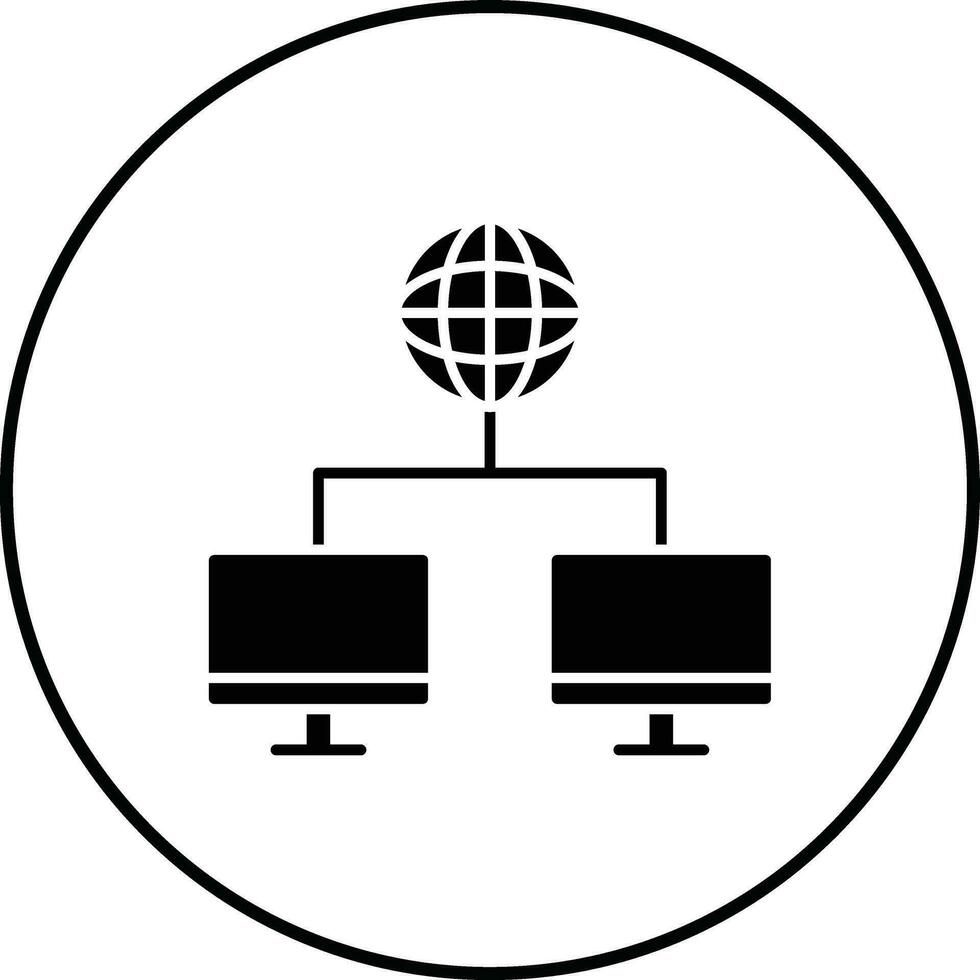 Worldwide Network Vector Icon