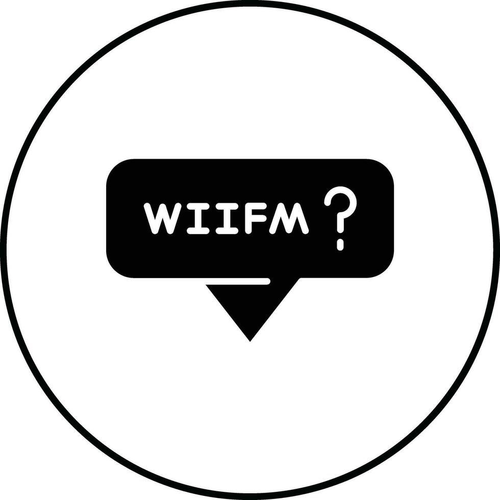 Wiifm vector icono