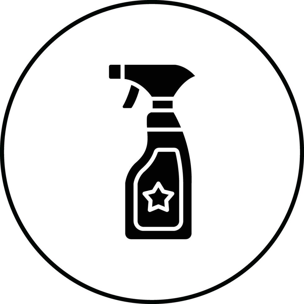 icono de vector de spray de limpieza