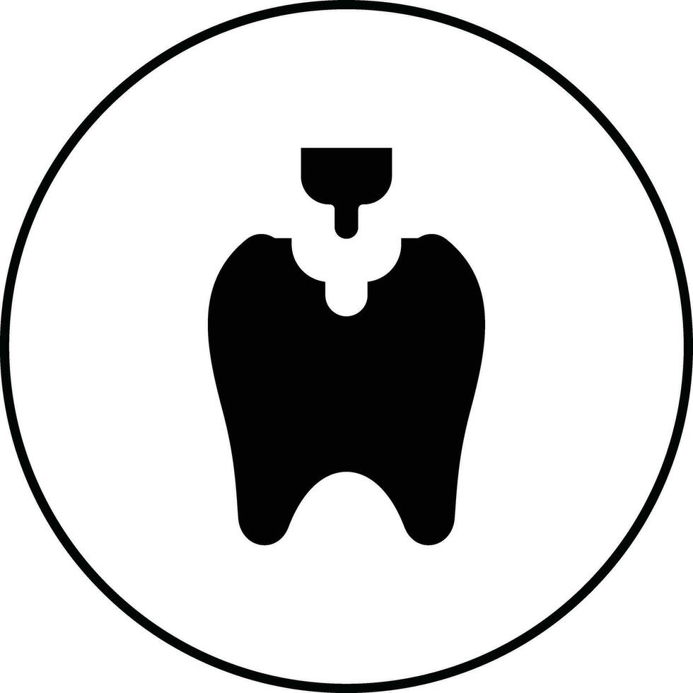 Dental Filling Vector Icon