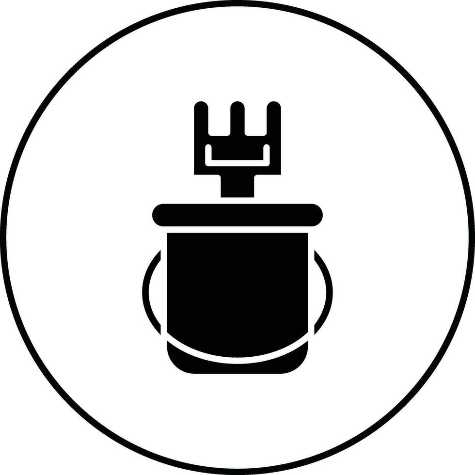 Sand Bucket Vector Icon