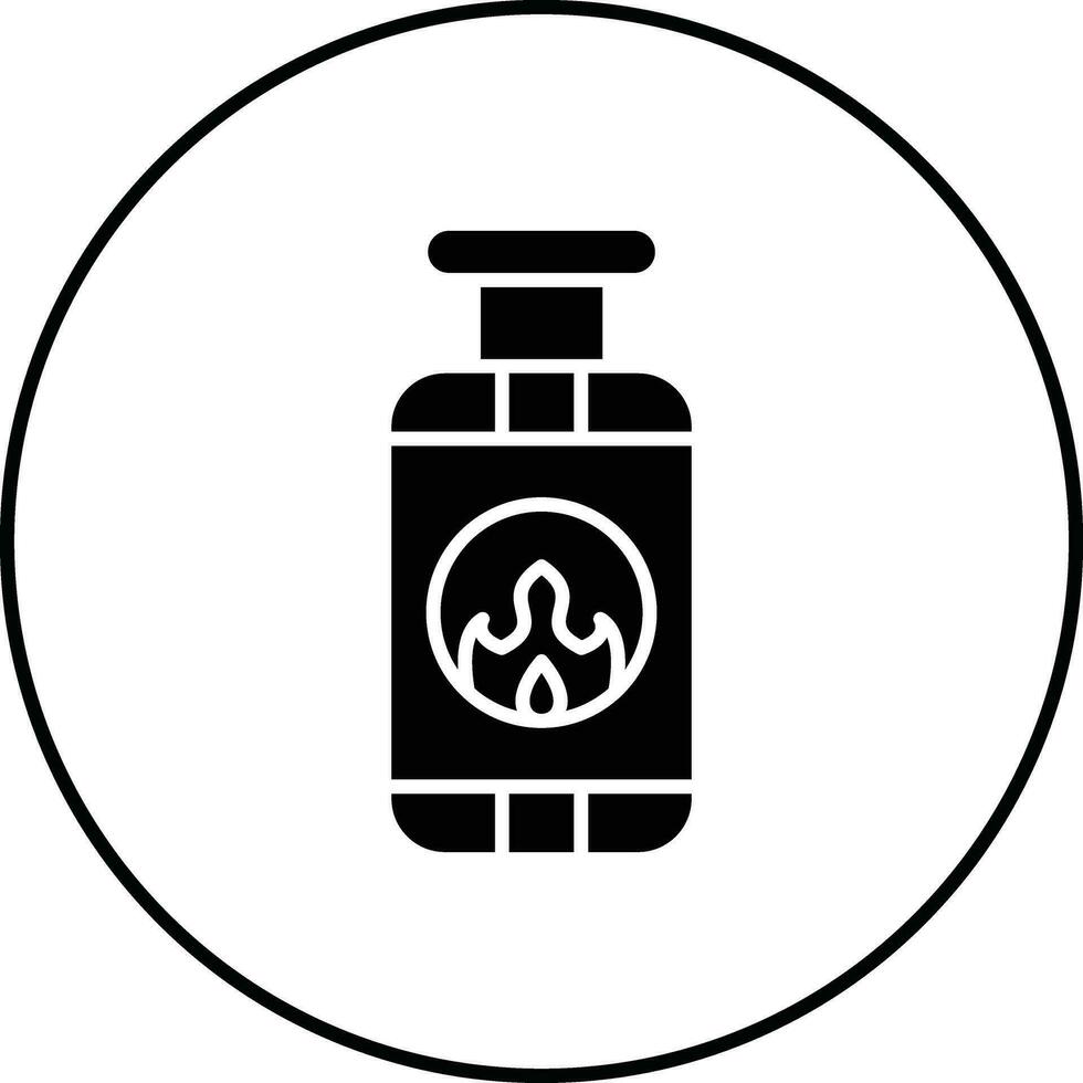 Gas Cylinder Vector Icon