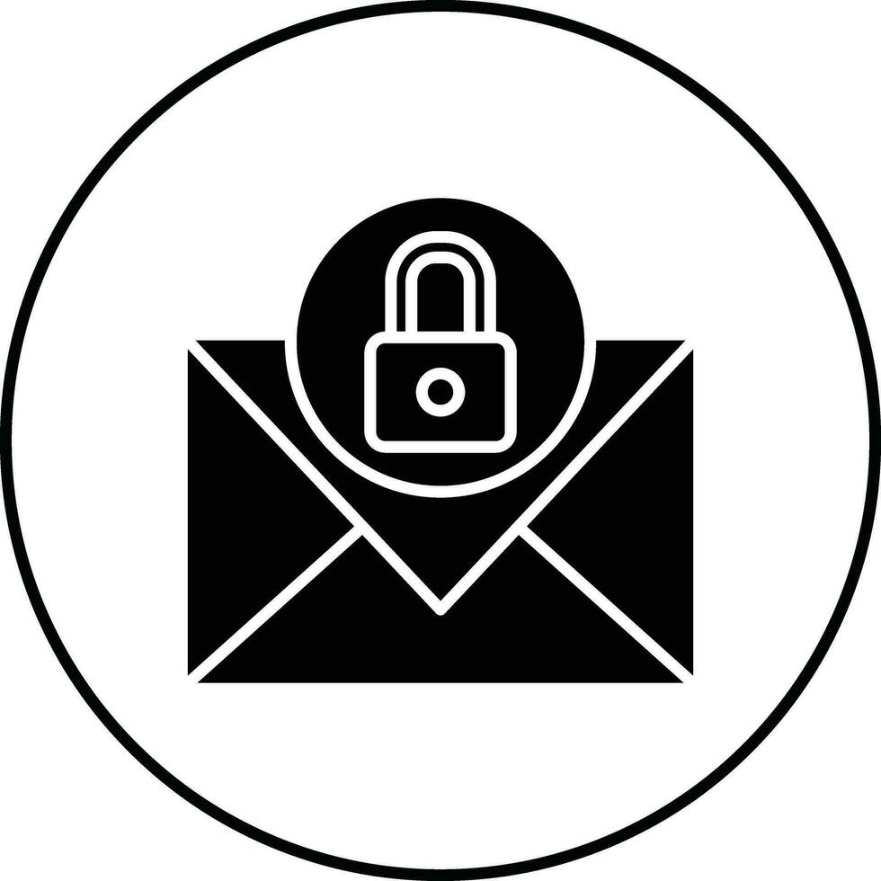Email Security Vector Icon