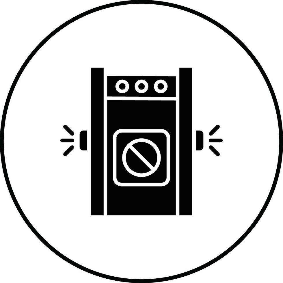 detector vector icono