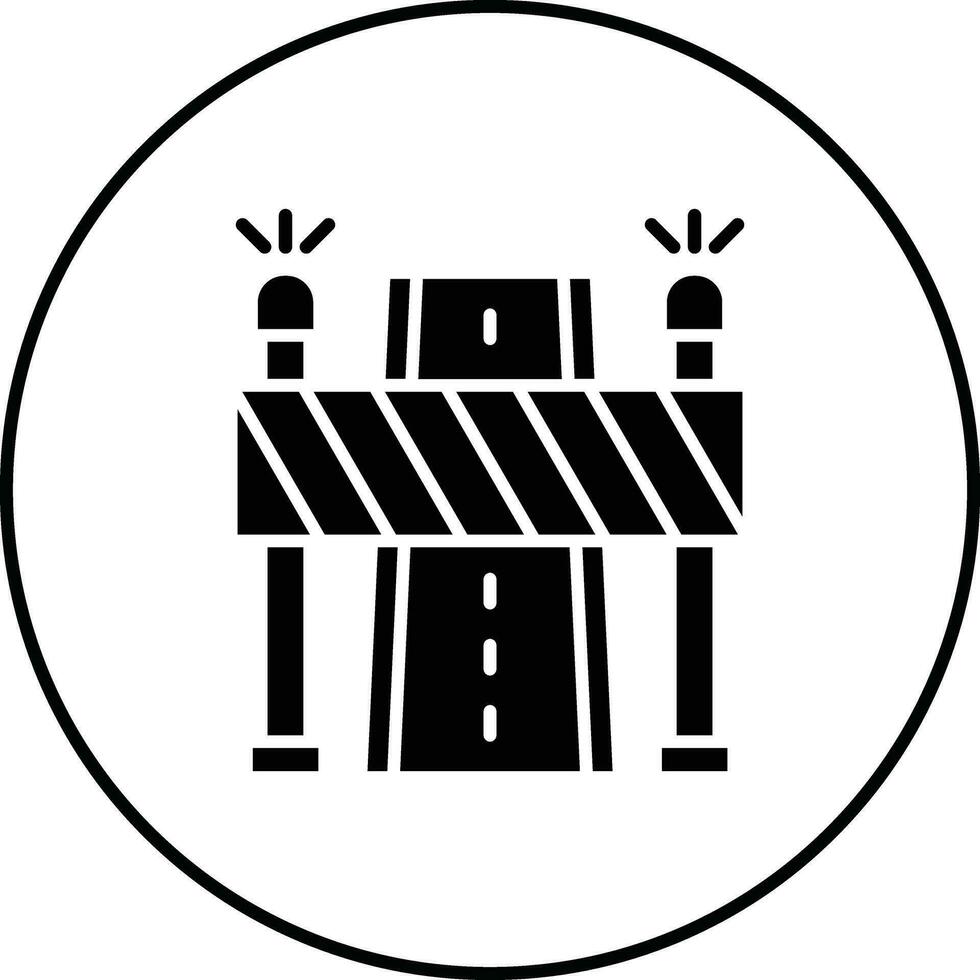 Road Block Vector Icon
