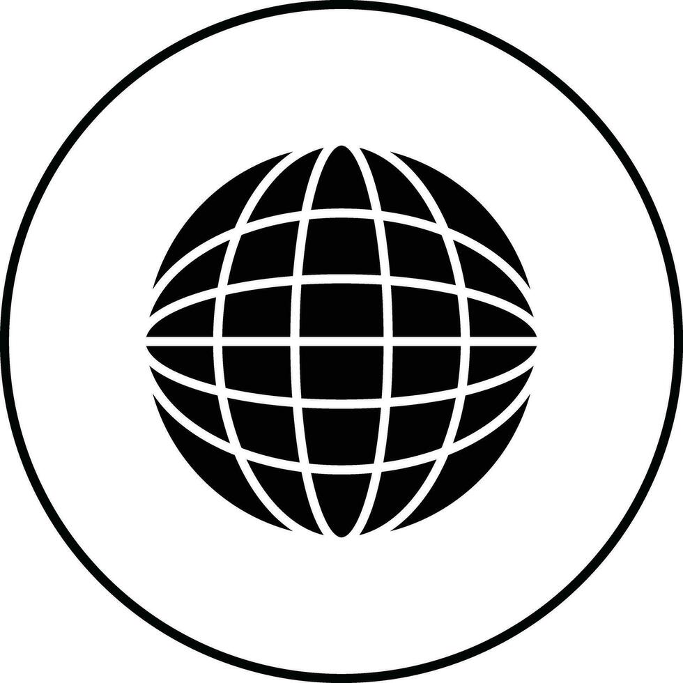 icono de vector de globo