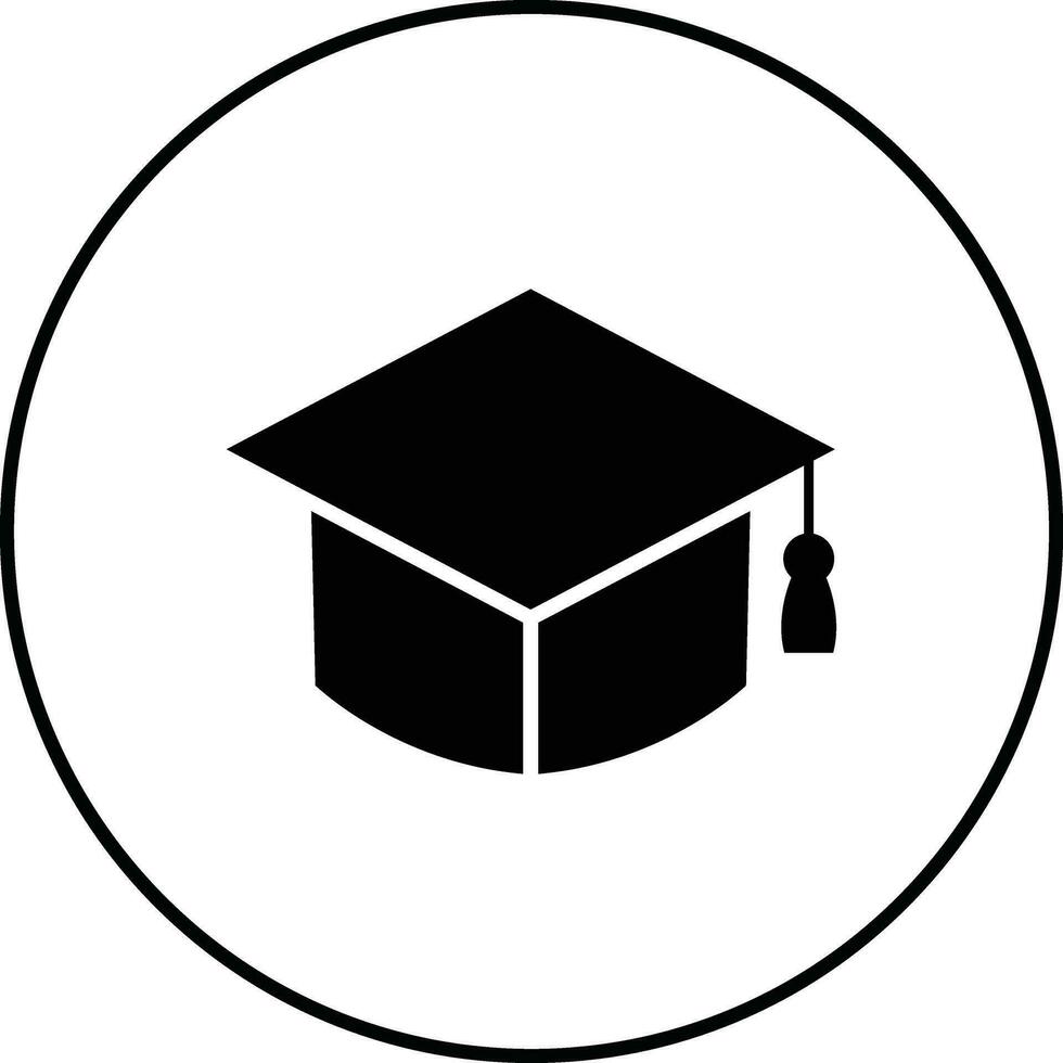 graduado sombrero vector icono