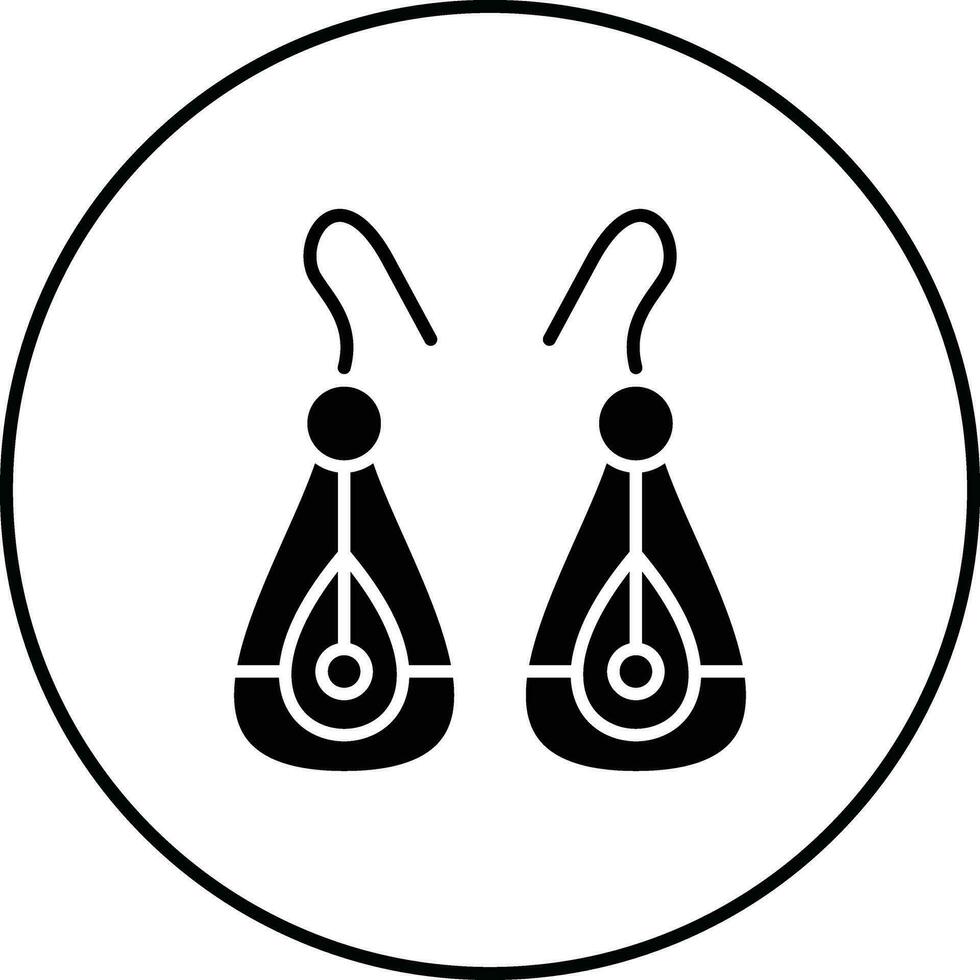 Earrings Vector Icon