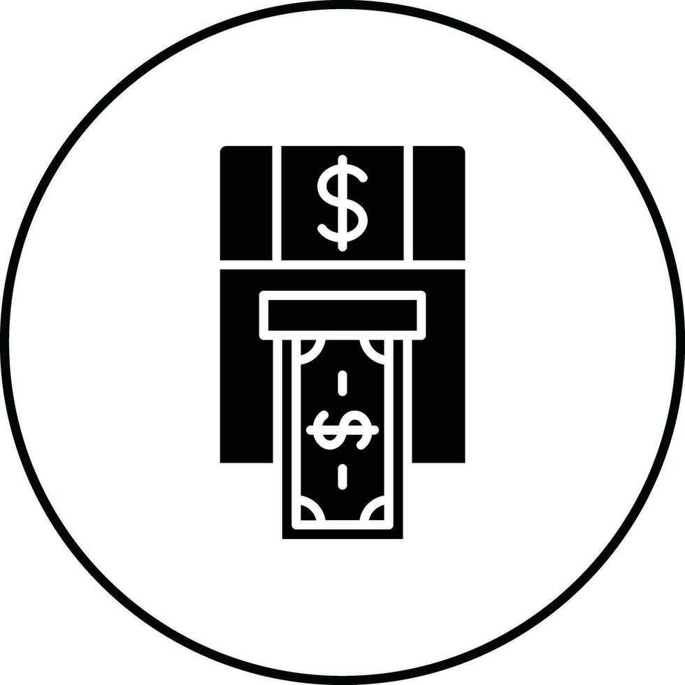 Cash Withdrawal Vector Icon