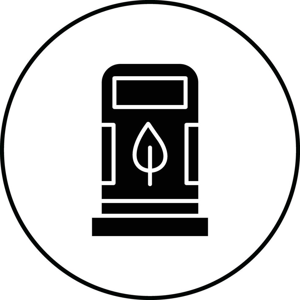 icono de vector de combustible ecológico