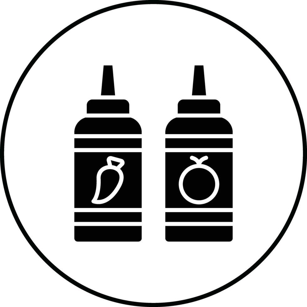 icono de vector de salsa