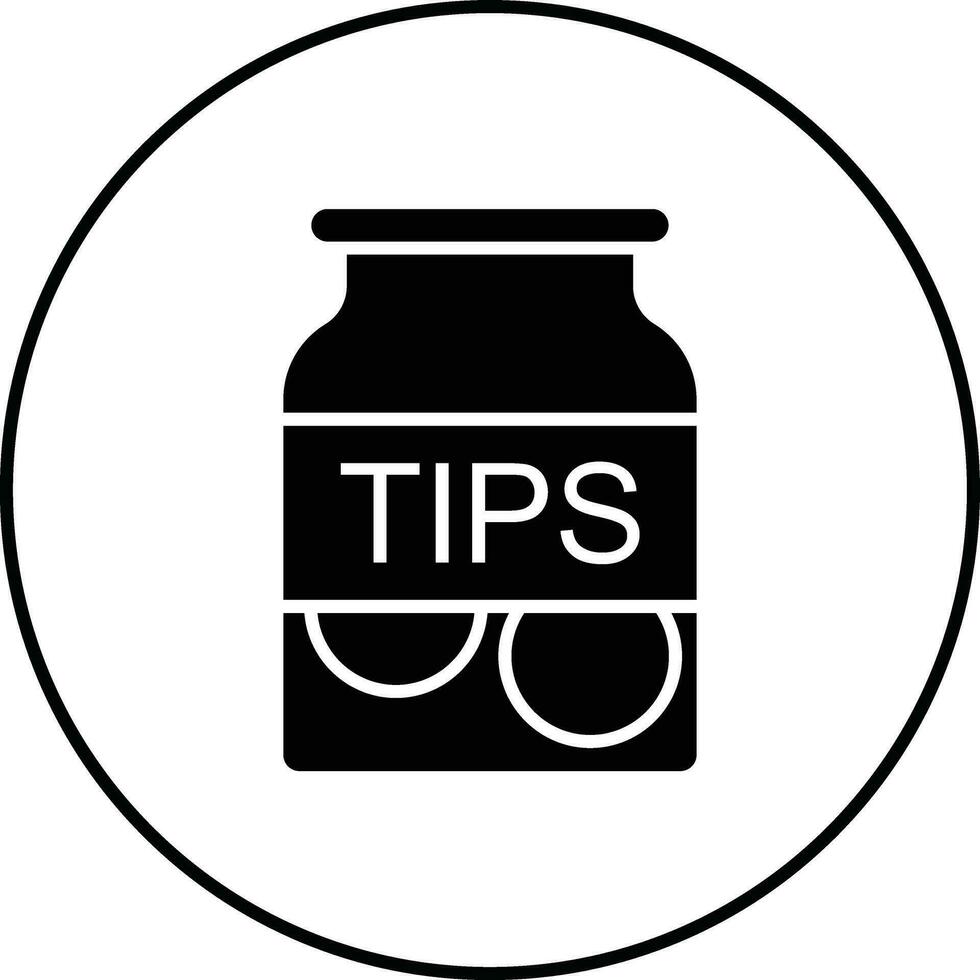 Tips Jar Vector Icon