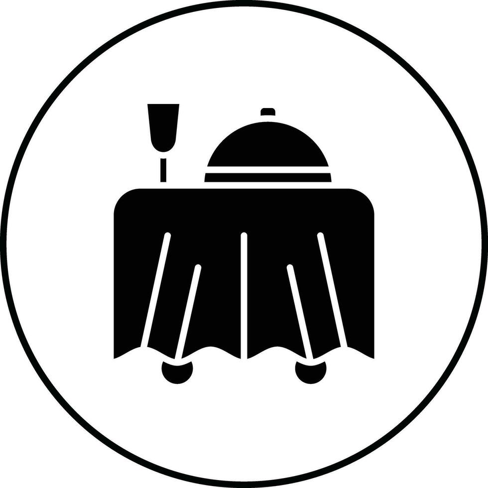 Room Service Vector Icon