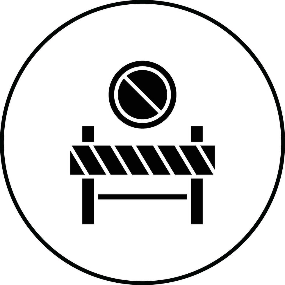 Restricted Area Vector Icon