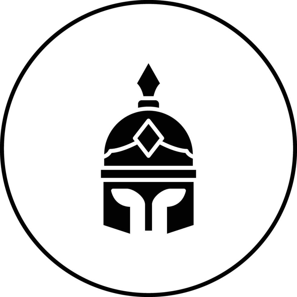 Roman Helmet Vector Icon