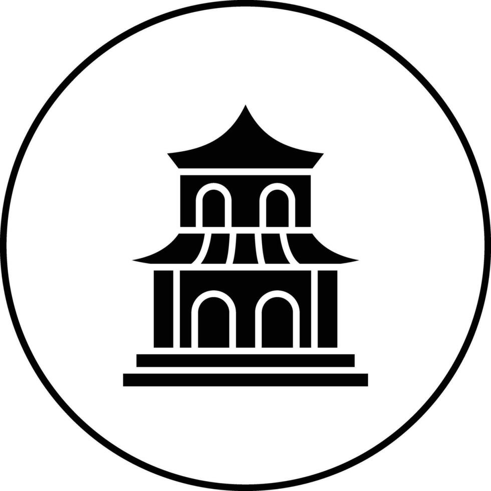 Pagoda Vector Icon