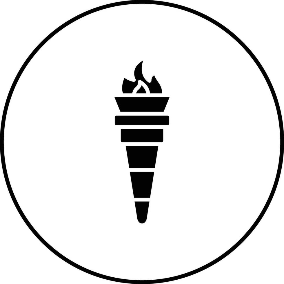 Torch Vector Icon