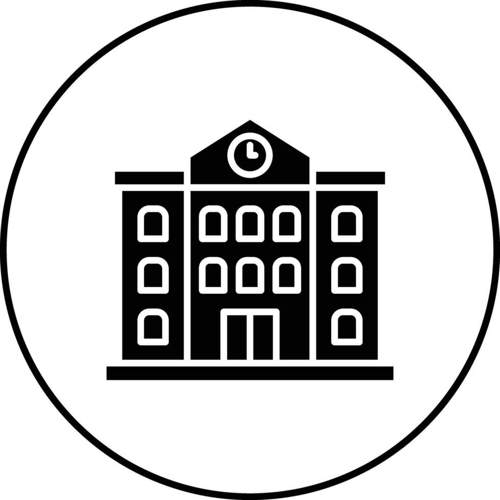 Old Building Vector Icon