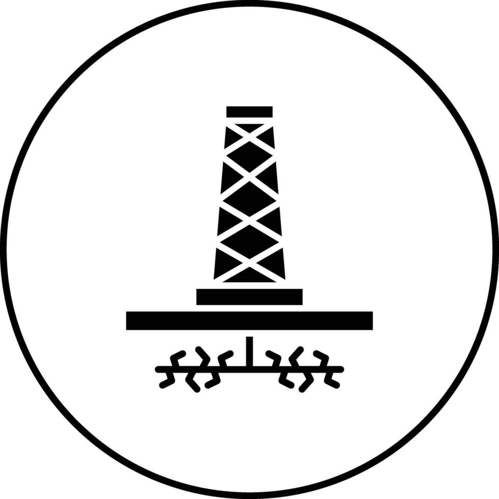 fracking vector icono