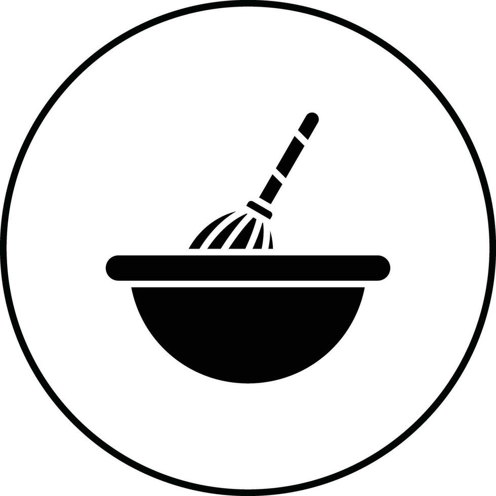 Mixing Egg Vector Icon